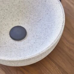 Elea Round White Premium Terrazzo Washbasin Ref. 6451 11 Elea Round White Premium Terrazzo Washbasin Ref. 6451 -Tikamoon 1200 1200 elea white premium terrazzo round washbasin 3