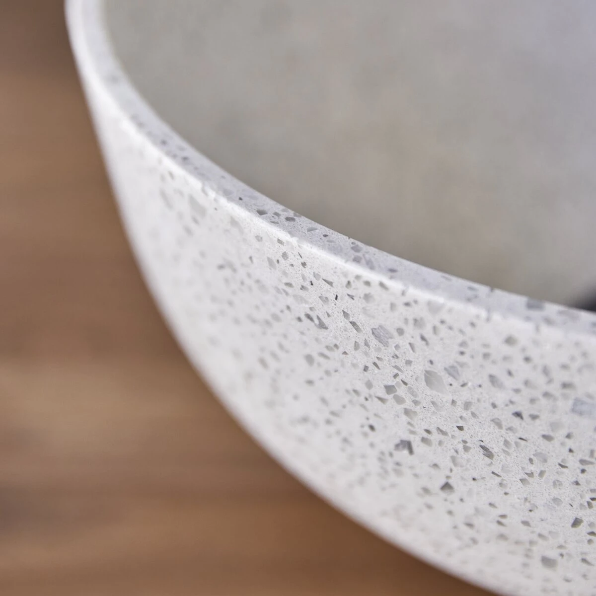 Elea Round White Premium Terrazzo Washbasin Ref. 6451 7 Elea Round White Premium Terrazzo Washbasin Ref. 6451 - Image 5