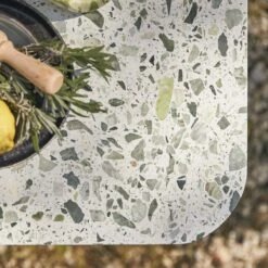 Elio Green Premium Terrazzo And Metal Rectangular Garden Table, Seats 4–6. Ref. 6365 9 Elio Green Premium Terrazzo And Metal Rectangular Garden Table, Seats 4–6. Ref. 6365 -Tikamoon 1200 1200 elio green premium terrazzo and metal rectangular garden table seats 4 6 2