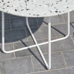 Elio White Round Premium Terrazzo And Metal Garden Table Ref. 4757 12 Elio White Round Premium Terrazzo And Metal Garden Table Ref. 4757 -Tikamoon 1200 1200 elio white round premium terrazzo and metal garden table seats 4 4