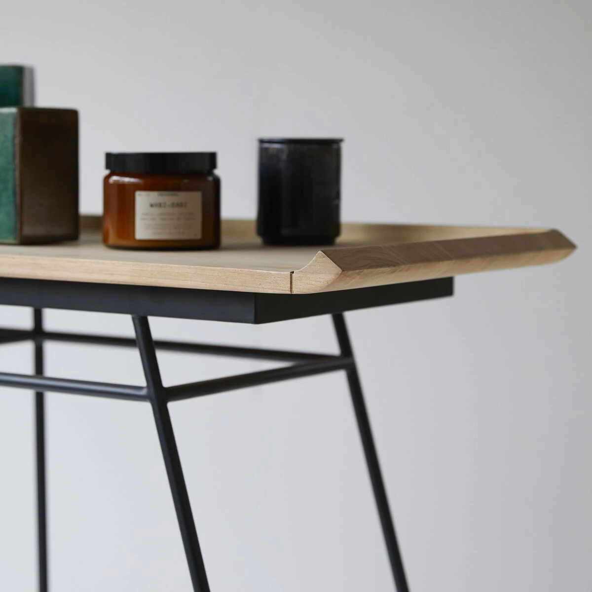 Ema Solid Teak And Metal Console Table Ref. 4200 4 Ema Solid Teak And Metal Console Table Ref. 4200 - Image 2