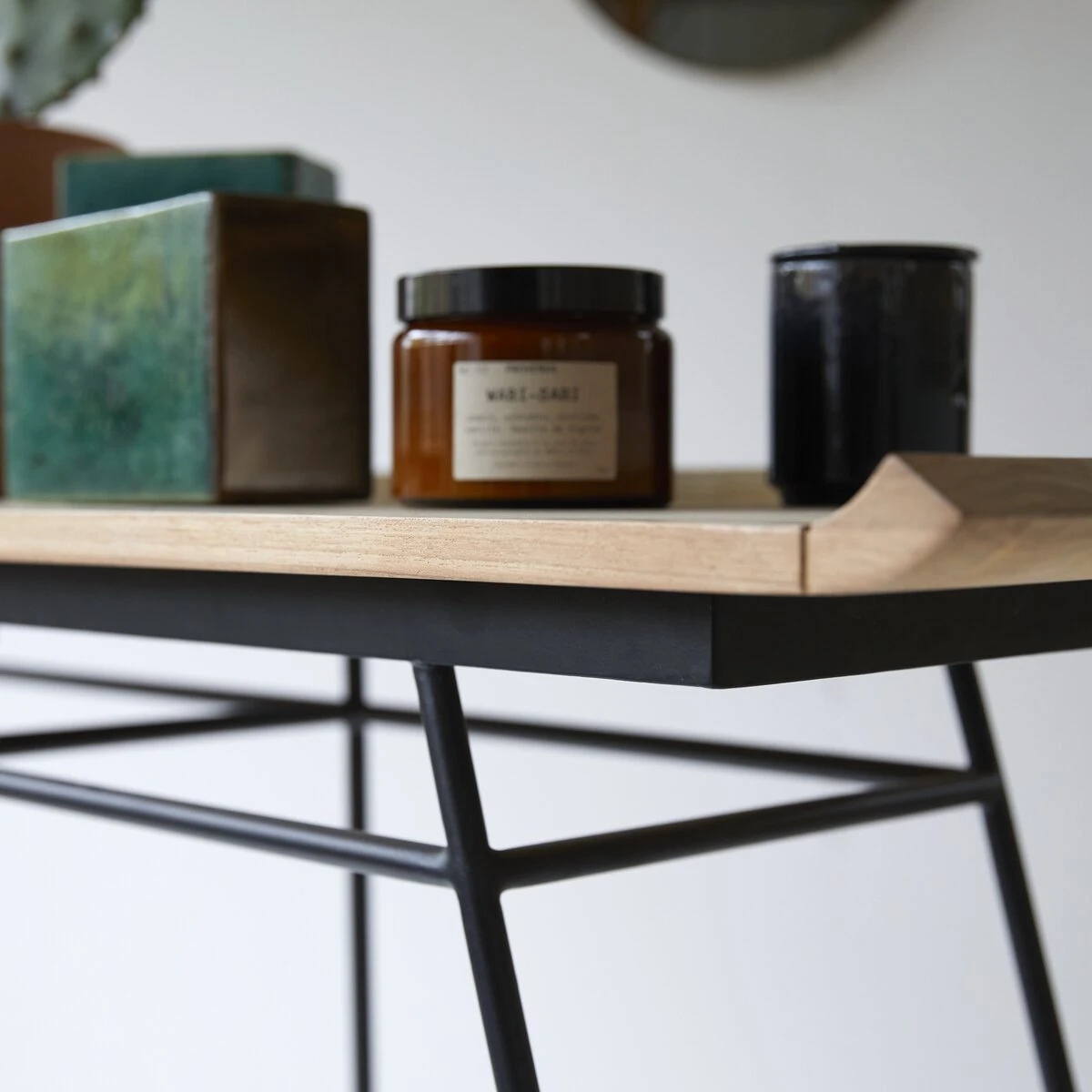 Ema Solid Teak And Metal Console Table Ref. 4200 7 Ema Solid Teak And Metal Console Table Ref. 4200 - Image 5