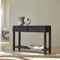 Eva Solid Mahogany Console Table Ref. 830 -Tikamoon 1200 1200 eva solid mahogany console table 3