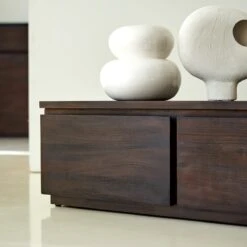 Eva Solid Mahogany TV Stand 135 Cm Ref. 829 -Tikamoon 1200 1200 eva solid mahogany tv stand 135 cm 4