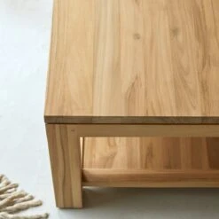 Eve Solid Teak Rectangular Coffee Table Ref. 2198 -Tikamoon 1200 1200 eve solid teak rectangular coffee table 2