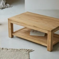 Eve Solid Teak Rectangular Coffee Table Ref. 2198 -Tikamoon 1200 1200 eve solid teak rectangular coffee table 3