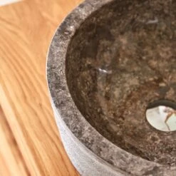 Exo Stri Grey Marble Washbasin Ref. 702 -Tikamoon 1200 1200 exo stri grey marble washbasin 5