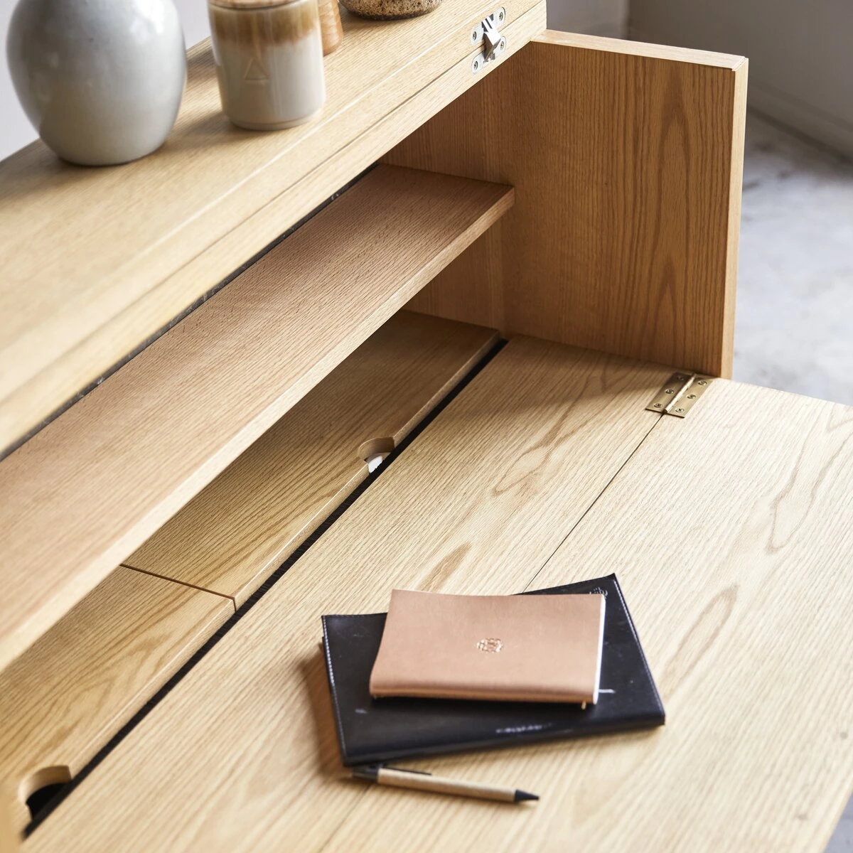 Eyota Oak And Marble Desk Ref. 2629 10 Eyota Oak And Marble Desk Ref. 2629 - Image 8