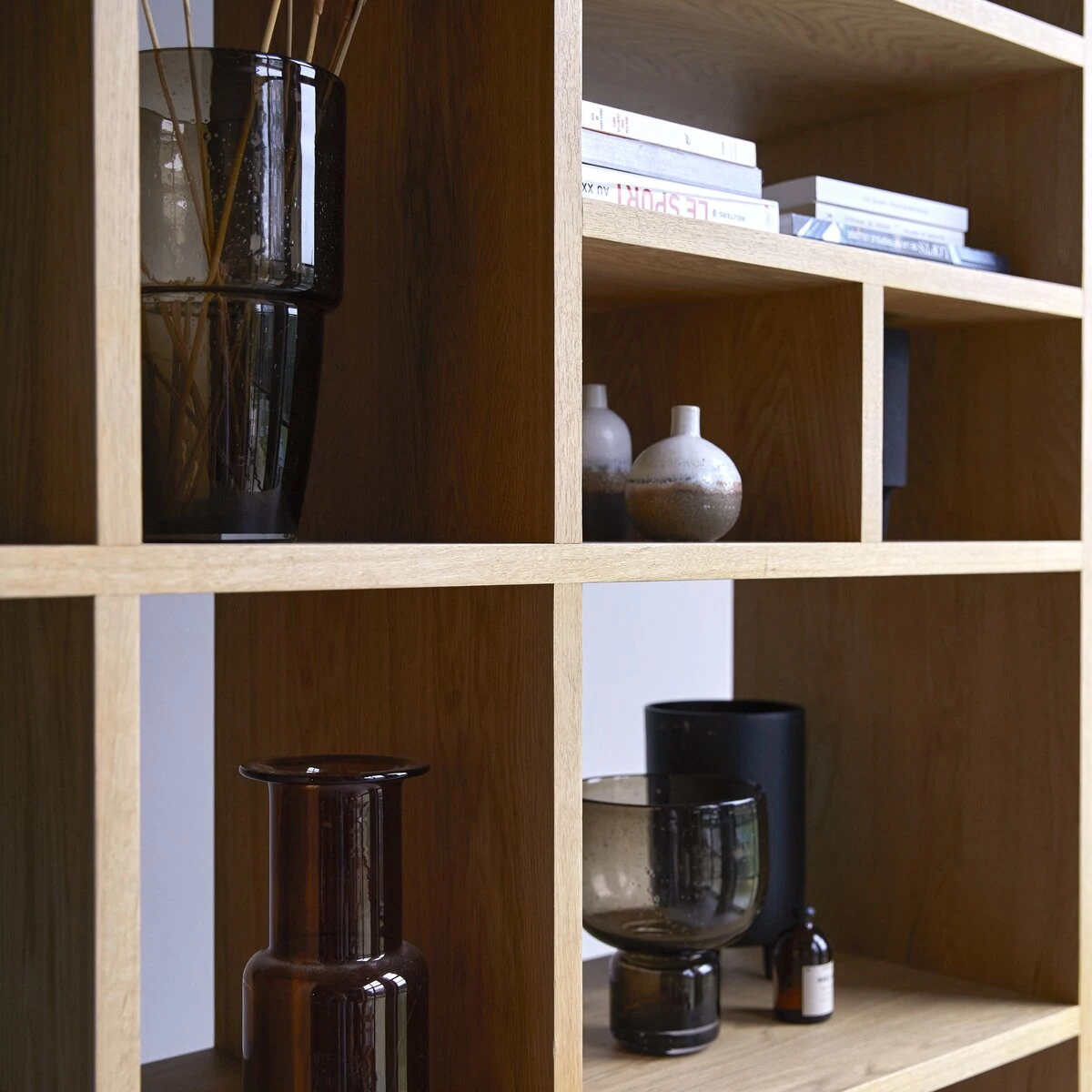 Eyota Oak High Bookcase Ref. 2624 8 Eyota Oak High Bookcase Ref. 2624 - Image 6