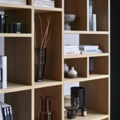 Eyota Oak High Bookcase Ref. 2624 16 Eyota Oak High Bookcase Ref. 2624 -Tikamoon 1200 1200 eyota oak high bookcase 6