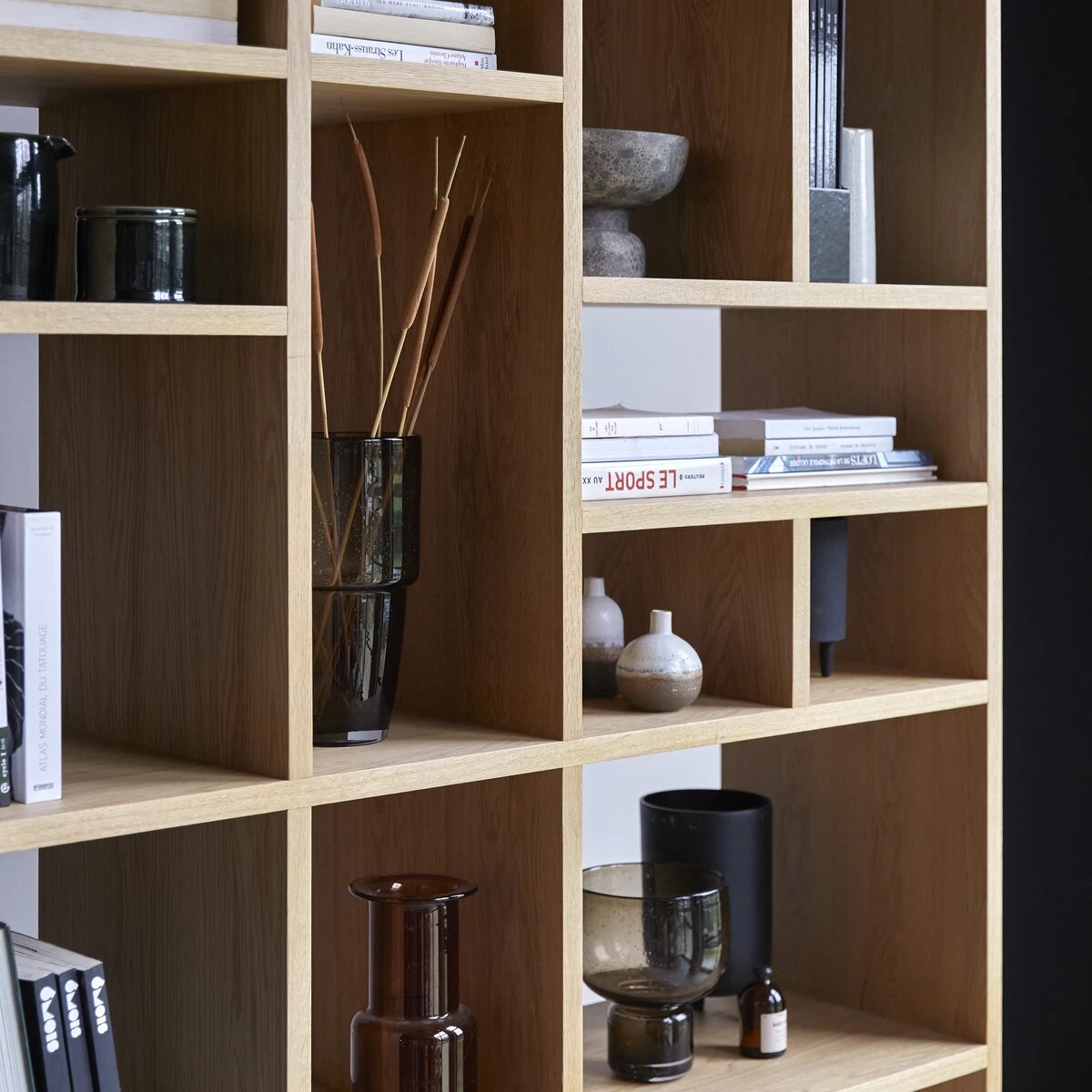 Eyota Oak High Bookcase Ref. 2624 9 Eyota Oak High Bookcase Ref. 2624 - Image 7