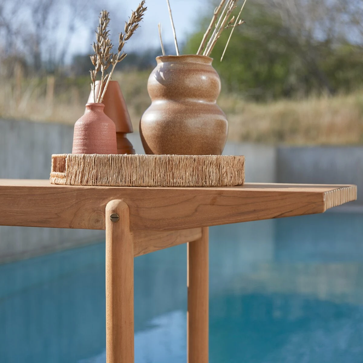 Fado Solid Teak Garden Console Table Ref. 5168 6 Fado Solid Teak Garden Console Table Ref. 5168 - Image 4