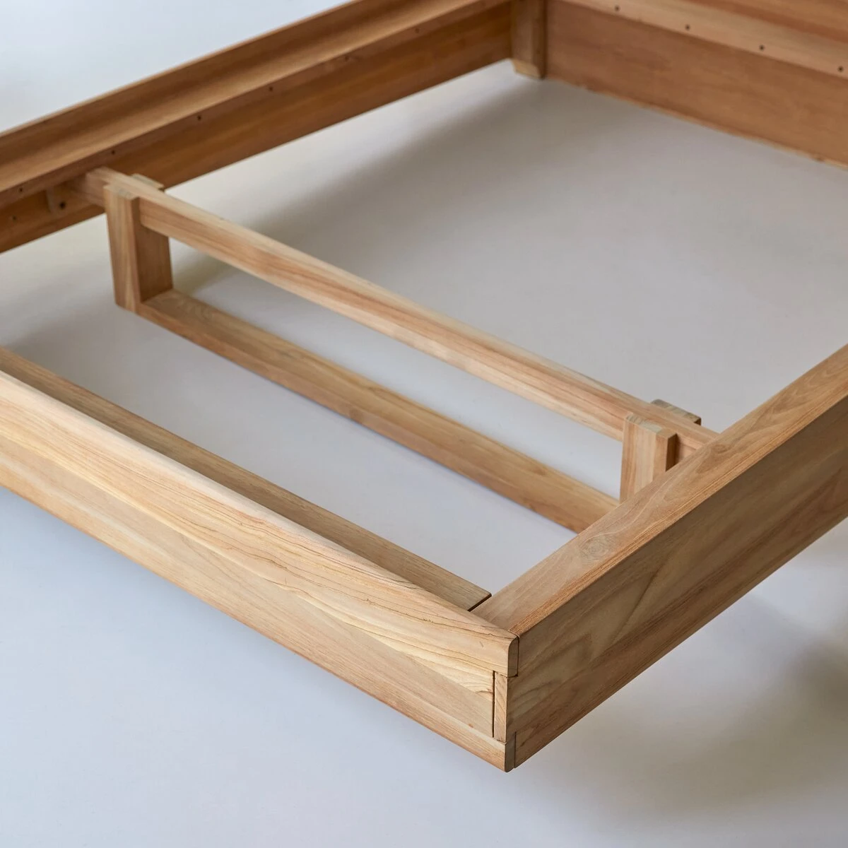 Flat Solid Teak Bed 160x200 Cm Ref. 1720 7 Flat Solid Teak Bed 160x200 Cm Ref. 1720 - Image 5