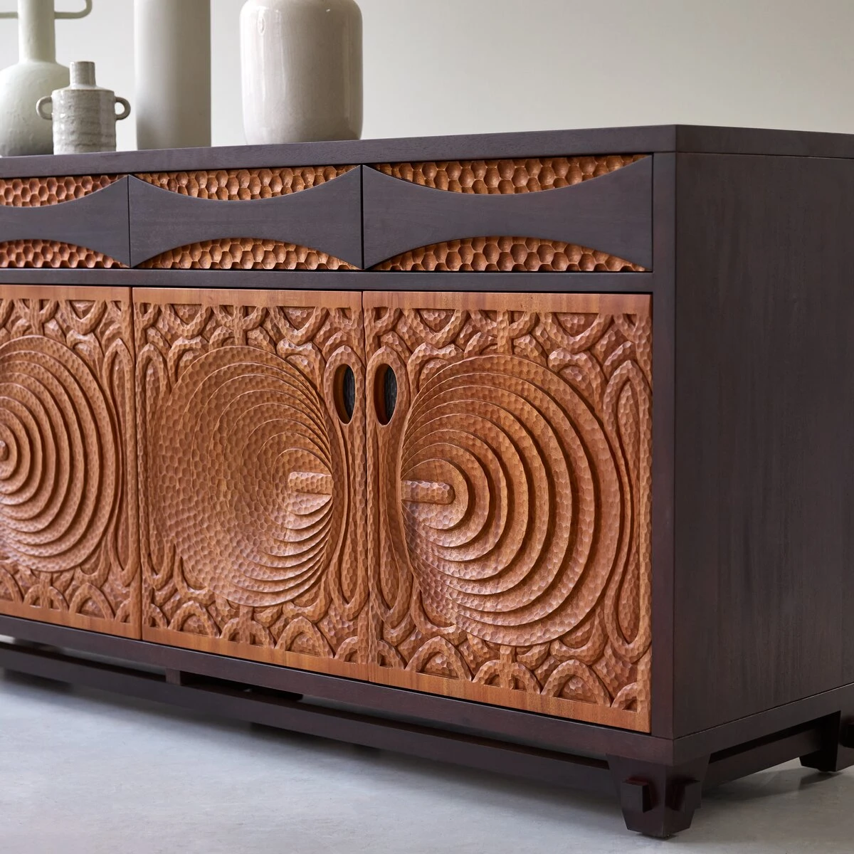 Frida Solid Mahogany Sideboard 180 Cm Ref. 6216 6 Frida Solid Mahogany Sideboard 180 Cm Ref. 6216 - Image 4