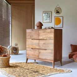 Gabrielle Kids Solid Mango Wood Chest Of Drawers Ref. 5532 -Tikamoon 1200 1200 gabrielle kids solid mango wood chest of drawers 3