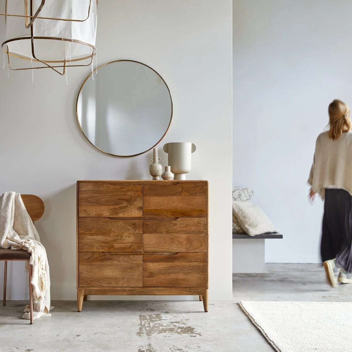 Gabrielle Solid Mango Chest Of Drawers Ref. 4817 3 Gabrielle Solid Mango Chest Of Drawers Ref. 4817