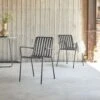Gaby Black Metal Garden Carver Chair Ref. 6356 1 Gaby Black Metal Garden Carver Chair Ref. 6356 -Tikamoon 1200 1200 gaby black metal garden carver chair