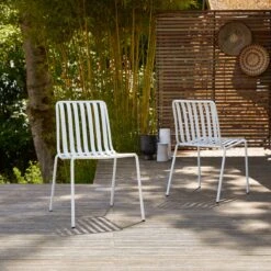 Gaby White Metal Garden Chair Ref. 4237