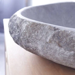 Nobu Pebble Washbasin Ref. 676 -Tikamoon 1200 1200 galet nobu pebble washbasin 6