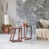 Gaspard Solid Sheesham Nested Side Tables Ref. 2425 -Tikamoon 1200 1200 gaspard solid sheesham nested side tables