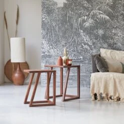 Gaspard Solid Sheesham Nested Side Tables Ref. 2425