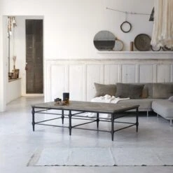 Gatsby Solid Elm And Metal Coffee Table Ref. 1804 -Tikamoon 1200 1200 gatsby solid elm and metal coffee table 3