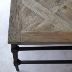 Gatsby Solid Elm And Metal Coffee Table Ref. 1804 -Tikamoon 1200 1200 gatsby solid elm and metal coffee table 6