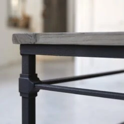 Gatsby Solid Elm And Metal Coffee Table Ref. 1804 -Tikamoon 1200 1200 gatsby solid elm and metal coffee table 7