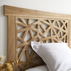 Gentong Solid Teak Headboard 210 Cm Ref. 1294 -Tikamoon 1200 1200 gentong solid teak headboard 210 cm 2
