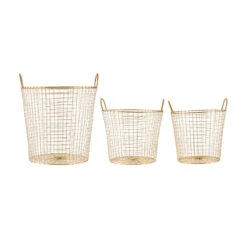Gold Nesting Baskets Ref. 2145