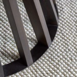 Greco Round Table In Solid Mango Wood And Metal Ref. 4823 -Tikamoon 1200 1200 greco round table in solid mango wood and metal to seat 5 people 5