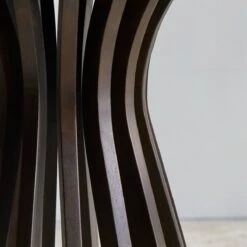 Greco Round Table In Solid Mango Wood And Metal Ref. 4823 -Tikamoon 1200 1200 greco round table in solid mango wood and metal to seat 5 people 6