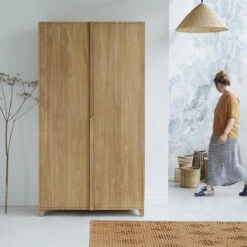 Greta Solid Teak Wardrobe Ref. 3334