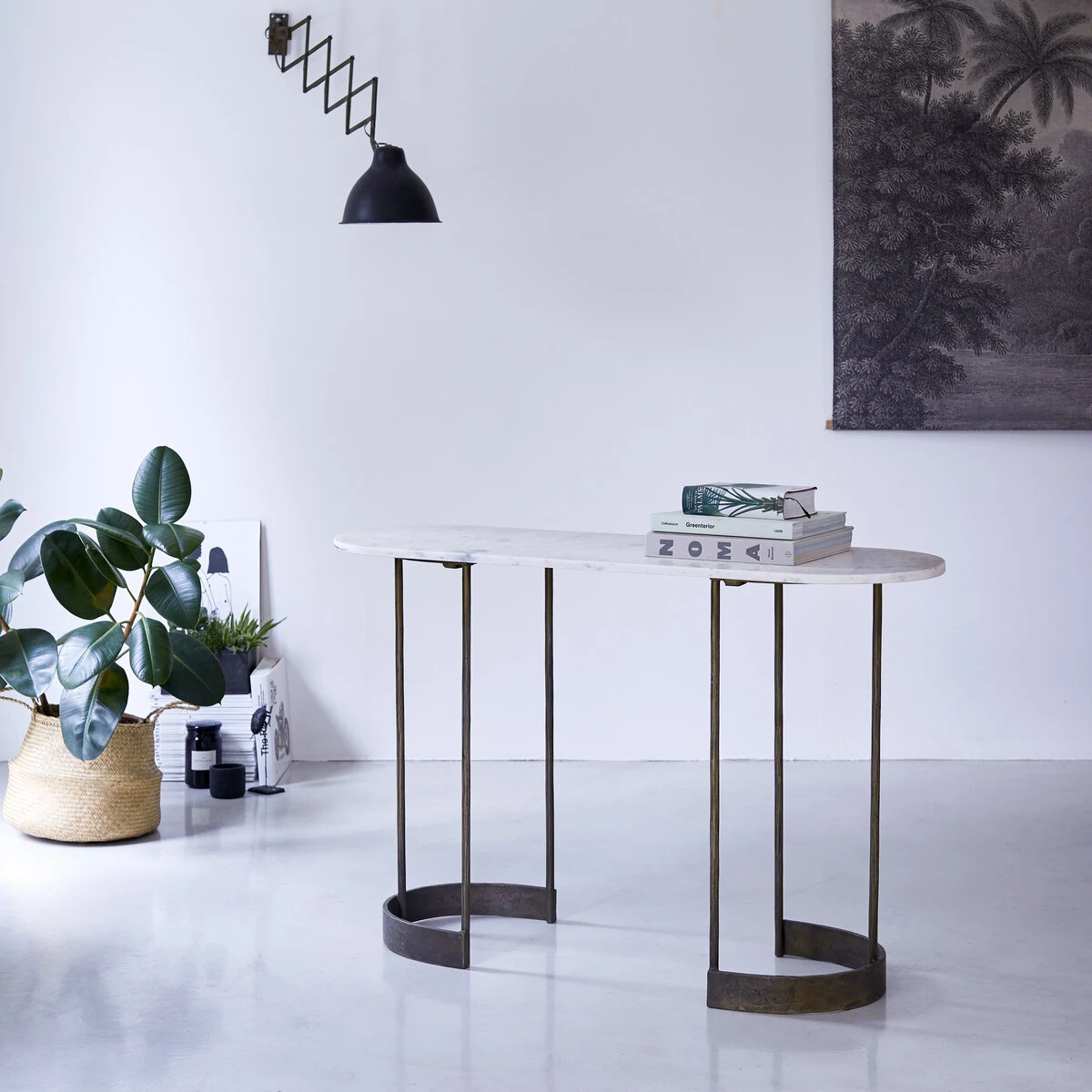 Gustav Metal And Marble Console Table Ref. 2776 4 Gustav Metal And Marble Console Table Ref. 2776 - Image 2