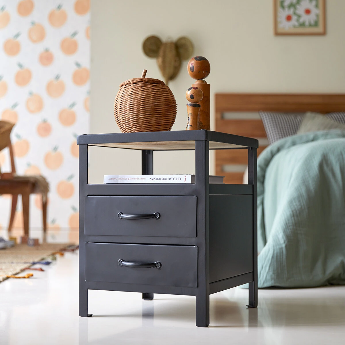 Industriel Kids Metal Bedside Table Ref. 5545 5 Industriel Kids Metal Bedside Table Ref. 5545 - Image 4