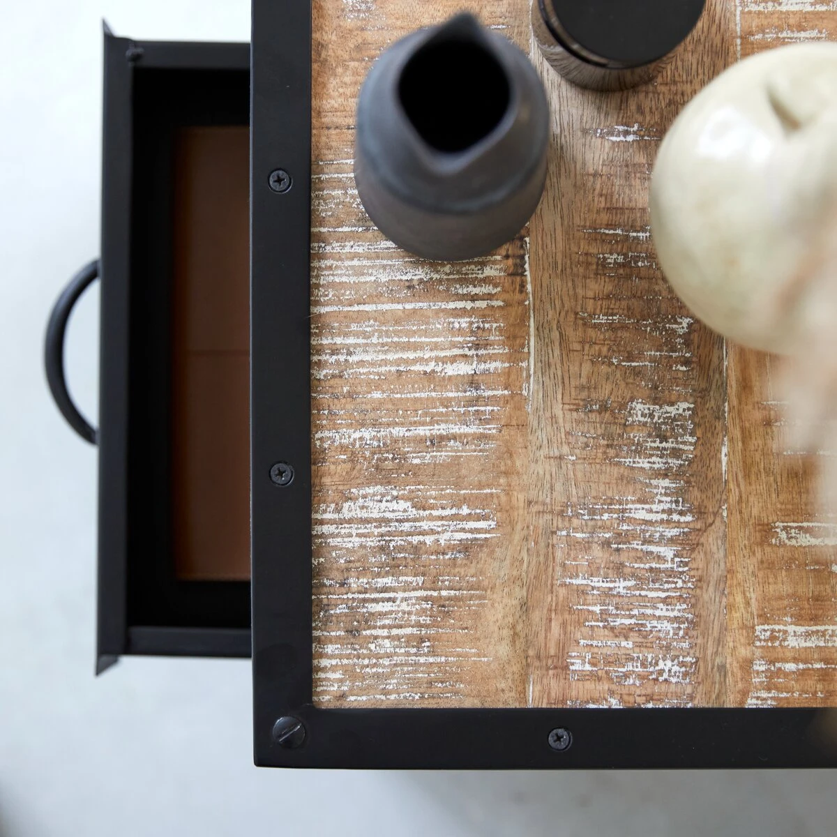 Industriel Metal Bedside Table Ref. 1947 5 Industriel Metal Bedside Table Ref. 1947 - Image 3