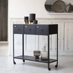Industriel Metal Console Table Ref. 1385 -Tikamoon 1200 1200 industriel metal console table 3