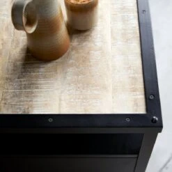 Industriel Metal Sideboard 160 Cm Ref. 1387 -Tikamoon 1200 1200 industriel metal sideboard 160 cm 2