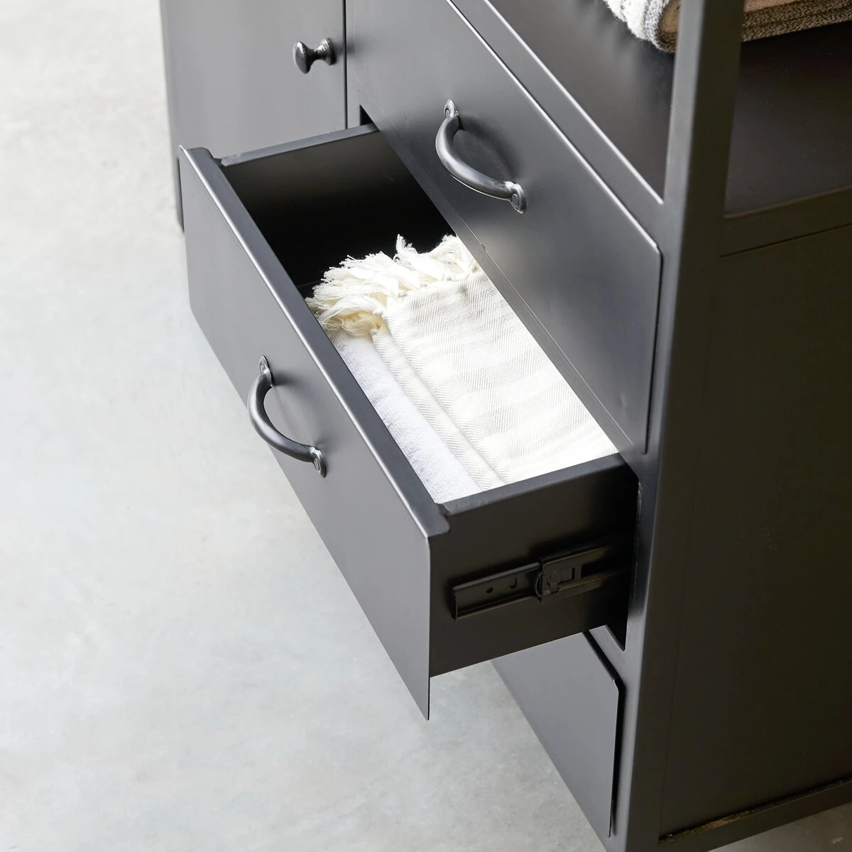 Industriel Solid Mango Wood And Metal Vanity Unit 95 Cm Ref. 2424 7 Industriel Solid Mango Wood And Metal Vanity Unit 95 Cm Ref. 2424 - Image 5