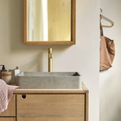 Iris Grey Concrete Washbasin Ref. 6057 11 Iris Grey Concrete Washbasin Ref. 6057 -Tikamoon 1200 1200 iris grey concrete washbasin 4