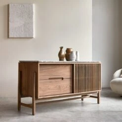 Isaure Solid Walnut And Premium Terrazzo Sideboard 140 Cm Ref. 5557 -Tikamoon 1200 1200 isaure solid walnut and premium terrazzo sideboard 140 cm 4