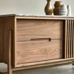Isaure Solid Walnut And Premium Terrazzo Sideboard 140 Cm Ref. 5557 -Tikamoon 1200 1200 isaure solid walnut and premium terrazzo sideboard 140 cm 6