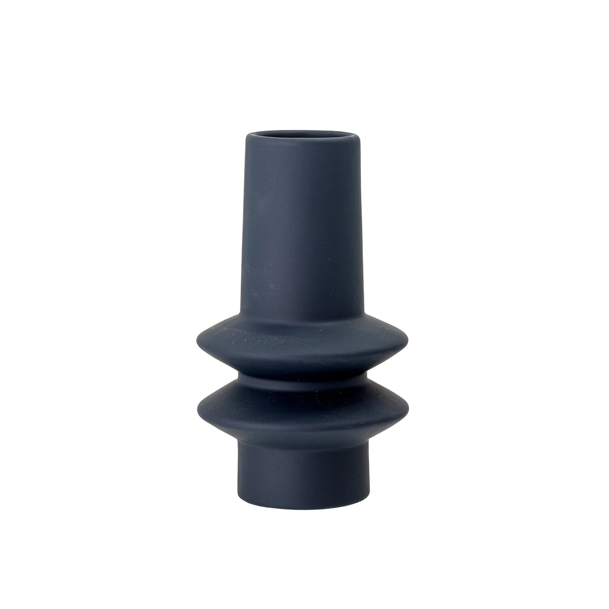 Isold Medium Blue Stoneware Vase Ref. 4661 3 Isold Medium Blue Stoneware Vase Ref. 4661