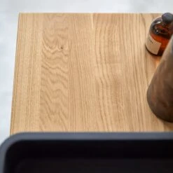 Jacob Solid Oak Vanity Unit 120 Cm Ref. 3883 -Tikamoon 1200 1200 jacob solid oak vanity unit 120 cm 2