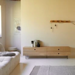 Jeanne Solid Oak TV Stand 200 Cm Ref. 3956