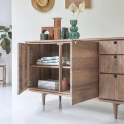 Jonàk Solid Walnut Sideboard 145 Cm Ref. 3929 -Tikamoon 1200 1200 jonak solid walnut sideboard 145 cm 1