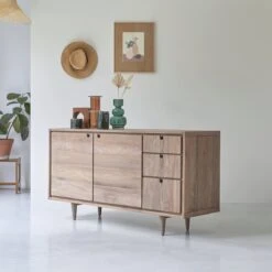 Jonàk Solid Walnut Sideboard 145 Cm Ref. 3929 -Tikamoon 1200 1200 jonak solid walnut sideboard 145 cm 3
