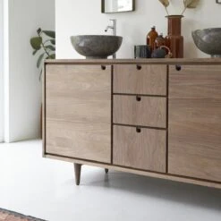 Jonàk Solid Walnut Vanity Unit 145 Cm Ref. 3938 -Tikamoon 1200 1200 jonak solid walnut vanity unit 145 cm 6