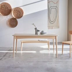 Josef Table In Solid French Olive Ash Ref. 4332