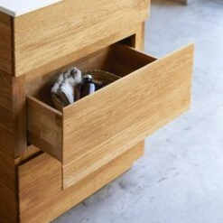 Karl Solid Oak And Ceramic Bathroom Cabinet 60 Cm Ref. 2676 11 Karl Solid Oak And Ceramic Bathroom Cabinet 60 Cm Ref. 2676 -Tikamoon 1200 1200 karl solid oak and ceramic bathroom cabinet 60 cm 2